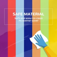 HOMCOM 7 Piece Soft Soft Play Set for Toddlers 1-3 Years, Blue(m-7)