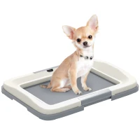 PawHut Dog Toilet Tray for Training Dogs, Dog Litter Tray for Indoor, Outdoor, 47 x 34 x 6cm(m-1)