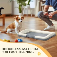PawHut Dog Toilet Tray for Training Dogs, Dog Litter Tray for Indoor, Outdoor, 47 x 34 x 6cm(m-7)