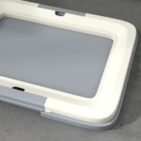 PawHut Dog Toilet Tray for Training Dogs, Dog Litter Tray for Indoor, Outdoor, 47 x 34 x 6cm(m-9)