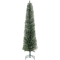 HOMCOM 7ft Artificial Bare Pencil Christmas Tree - Green(m-1)