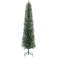 HOMCOM 7ft Artificial Bare Pencil Christmas Tree - Green(m-11)