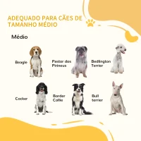 PawHut Barreira para Cães de Aço Barreira de Segurança para Animais de Estimação Dobrável de 3 Painéis Duplo Fechamento 206x90 cm Preto(m-7)