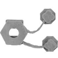 PawHut Ścienna Wspinaczka dla Kota, w tym Domek dla Kota, Drabinki, Piłka do Zabawy, oszczędność miejsca, Jasnoszary(m-1)