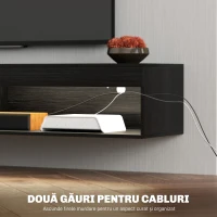 Homcom Suport TV Suspendat – LED & Rafturi, Televizoare pana la 190 cm(m-8)