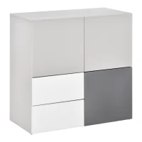 HOMCOM Dulap multifunctional cu sertare si usi, mobilier pentru Camera de zi Dormitor Birou(m-10)