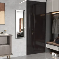 HOMCOM Full Body Spiegel met LED, Dimbaar, Touchsensor, Geheugenfunctie, Zilver, 40x120 cm(m-2)