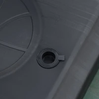 HOMCOM Panou de Baschet cu Înălțime Reglabilă, Bază Umplută și 2 Roți, Panou de Baschet, 70x45x258-314 cm, Roșu(m-9)