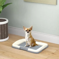 PawHut Dog Toilet Tray for Training Dogs, Dog Litter Tray for Indoor, Outdoor, 47 x 34 x 6cm(m-10)