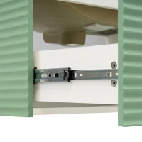Badmöbel-Set mit Waschbecken, 90,5 cm, 1 Schublade, wasserdicht und langlebig, Soft-Close, einfach zu montieren, 90,5×46,3×37 cm, Grün(m-9)