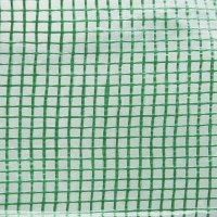 Outsunny Estufa tipo Túnel 2x3x2 m Estufa de Exterior com 4 Janelas de Malha e Porta com Fecho de Correr Estufa para Cultivos Anti UV Verde(m-8)