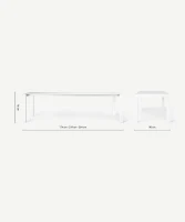 STONES Tavolo da pranzo allungabile fino a 12 posti, 90x174/264x76cm, bianco(m-3)