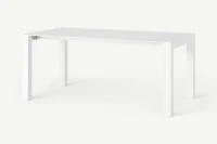 STONES Tavolo da pranzo allungabile fino a 12 posti, 90x174/264x76cm, bianco(m-4)