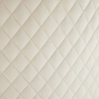 Set di 2 sedie imbottite per sala da Pranzo in Velluto, Design con Cucitura Bottoni, 50x46x91 cm, Beige(m-7)