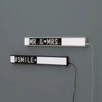 STONES Ciak lampada parete/tavolo all bianco(m-4)