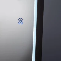 STONES Specchio Lux con led 36w, Antracite, 150x60(m-5)