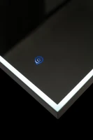 STONES Specchio con led 31w, 100x80, Antracite(m-5)