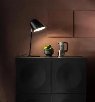 STONES Electra lampada da tavolo in metallo verniciato nero(m-3)