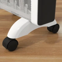 HOMCOM 2kW Electric Heater, 10-45℃ Temperature - White(m-9)