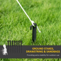 Outsunny 6ft Inflatable Christmas Snowman, with Accessories(m-7)