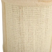 PawHut Prateiras de Parede para Gatos de 4 Peças Arranhador de Parede para Gatos com Postes de Sisal Plataforma de Salto Bege(m-9)