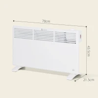 HOMCOM 1500W Convector Heater - White(m-3)