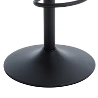 Tabourets de bar en velours, lot de 2, pivotants et réglables en hauteur, chaises de loisirs modernes avec repose-pieds pour restaurants et bars,Gris(m-11)