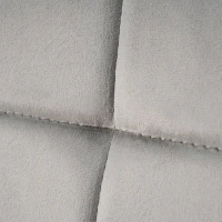 Esszimmerstuhl in Samtoptik mit abnehmbaren Armlehnen, ergonomischem Design und einfacher Montage, 1er-Set, Grau(m-13)