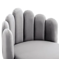 Tabourets de bar en velours, lot de 2, pivotants et réglables en hauteur, chaises de loisirs modernes avec repose-pieds pour restaurants et bars,Gris(m-6)