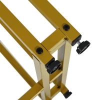 Table à manger luxueux 120x70 cm, table de cuisine moderne avec plateau en MDF et pieds en métal doré pour salle à manger et salon,Doré(m-10)