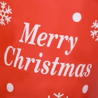 HOMCOM Nadmuchiwalny Piernikowy Człowiek, 2,35 m, z Oświetleniem LED, Wodoodporny, W zestawie wentylator, Wielobarwny, Dekoracja Świąteczna(m-9)