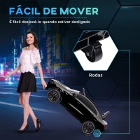 AIYAPLAY Carro Elétrico para Crianças Carro Mercedes AMG CLA 45 com Bateria 12V  Faróis LED Buzina e Música 110x61x45 cm Preto(m-5)