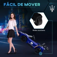 AIYAPLAY Carro Elétrico para Crianças Carro Maserati GT2 12V  com Controlo Remoto Faróis LED Buzina E Música  115x60x45 cm(m-5)
