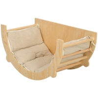 AIYAPLAY Klimboog, Wip, Ladder, Schommel met Kussen, voor 1,5-4 Jaar, tot 50 kg