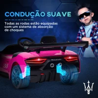 AIYAPLAY Carro Elétrico para Crianças Carro Maserati GT2 12V  com Controlo Remoto Faróis LED Buzina E Música  115x60x45 cm(m-6)