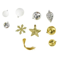 HOMCOM kerstboom dennenboom met decoratie(m-13)