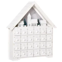 HOMCOM adventskalender 39 cm x 9 cm x 42 cm(m-12)