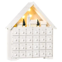 HOMCOM adventskalender 39 cm x 9 cm x 42 cm(m-14)