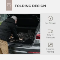 HOMCOM 4 Wheel Rollator with Seat and Back, Folding Mobility Walker with Carry Bag, Adjustable Height, Dual Brakes, Cane Holder, Lightweight Aluminium Walking Frame for Seniors and Disabled, Gold Tone(m-4)