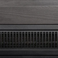 HOMCOM Lareira Elétrica 1800W Lareira Decorativa com Efeito de Chama Realista Temporizador para Ambientes de 30 m² 96,5x22x81,7 cm Marrom Acinzentado(m-8)