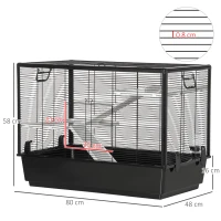 PawHut Habitat Interior pentru Animale Mici – Modular cu Accesorii(m-3)