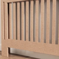 HOMCOM Cobertura Radiador Moderna de MDF com Prateleira Superior para Sala de Estar Dormitório Escritório 112x19x81cm Madeira(m-8)