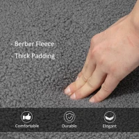 HOMCOM Fotel bujany, krzesło bujane Funkcja swing Łatwe czyszczenie Maksymalny udźwig 120 kg, poliester, kolor ciemnoszary(m-5)