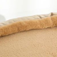 PawHut Krabpaal met 2 niveaus, speelbal, krabpalen, krabballen, geschikt tot 7 kg, 56 x 54 x 86 cm, Bruin(m-9)