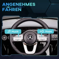 AIYAPLAY Kinder Elektrische Auto, Afstandsbedienbaar, met Trainingswielen, LED-verlichting, Toeter, voor Kinderen van 3-6 Jaar, Zwart(m-6)
