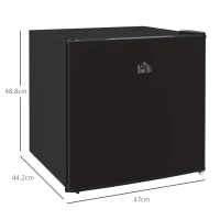 HOMCOM 35L Mini Freezer, -24℃ to -14℃ Temperature - Black(m-3)