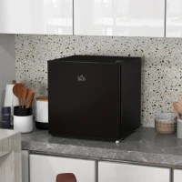 HOMCOM 35L Mini Freezer, -24℃ to -14℃ Temperature - Black(m-2)