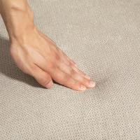 HOMCOM Fotoliu Pivotant la 360°, Fotoliu din Material Textil pentru Living și Birou, 58,5x59x78,5 cm, Gri Deschis(m-8)