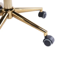 Moderner Homeoffice-Stuhl, Verstellbar und drehbar, Stabil und bequem, 54,1x57,9x77,9 cm, Beige(m-10)