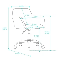 Chaise de relaxation pivotante, réglable en hauteur, en fausse fourrure résistante à l'usure, Fauteuil de relaxation rembourrée, Blanc(m-3)